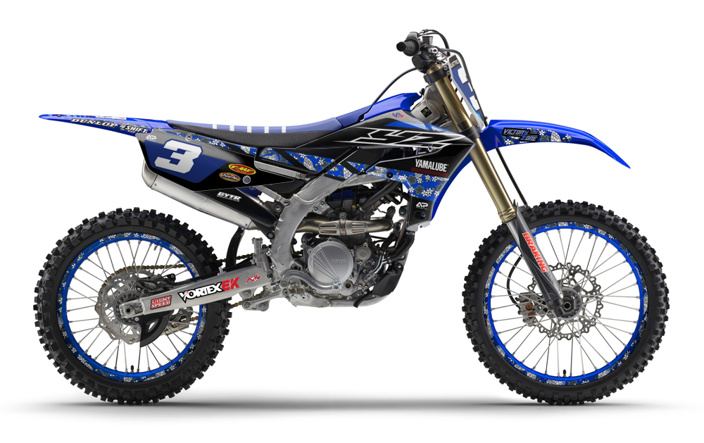 JAPAN FUJI YZ450F FULL GRAPHICS KIT - 「PAINTING 55 DESIGN」バイク